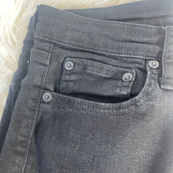 Rag & Bone Nina High Rise Ankle Skinny Jeans In Black Hampton Sz 26 - Picture 7 of 14